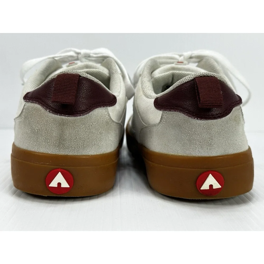 AIRWALK Shoes Mens 10 Huntington Sneakers White Leather Upper Casual MNAK23ES014